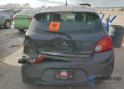 2014 Mitsubishi Mirage Es z USA, uszkodzony, nr VIN ML32A4HJ4FH003930